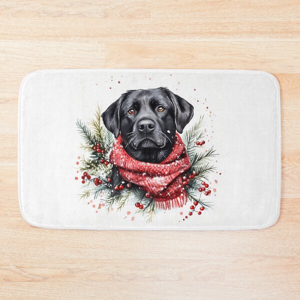 Item preview, Festive Black Lab designed and sold by rmcbuckeye.
