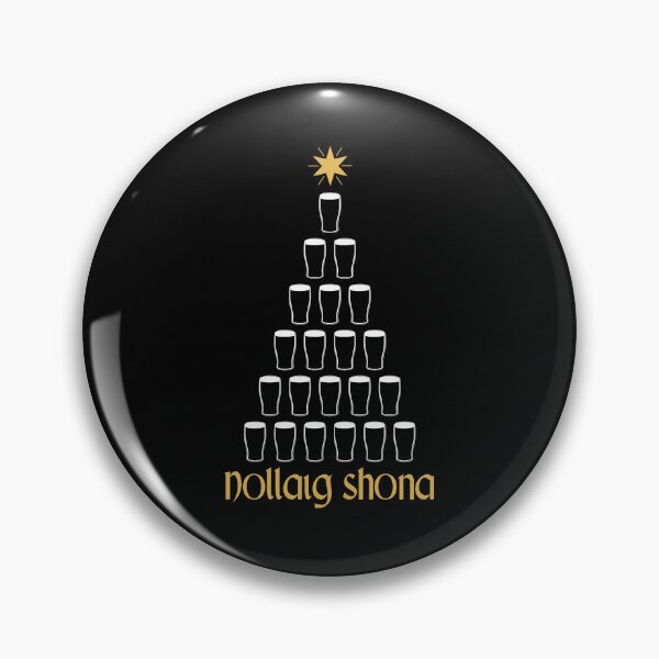 Item preview, Nollaig Shona Irish Gaelic Merry Christmas Ale Tree Eire Couple Matching Family  designed and sold by Bad Kitty Designz.