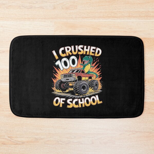 Item preview, I Crushed 100 Days of School Boys  100th Day designed and sold by lilLilaBatArt.
