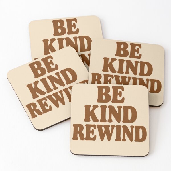 Item preview, Be Kind Rewind Retro VHS Typography Design designed and sold by H2Vibes.