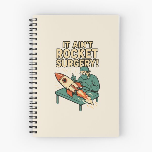 Item preview, It Ain’t Rocket Surgery – Funny Rocket Science & Brain Surgery Mashup designed and sold by RollFuzzy.