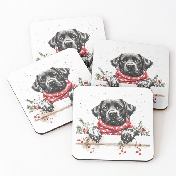 Item preview, Festive Black Lab designed and sold by rmcbuckeye.