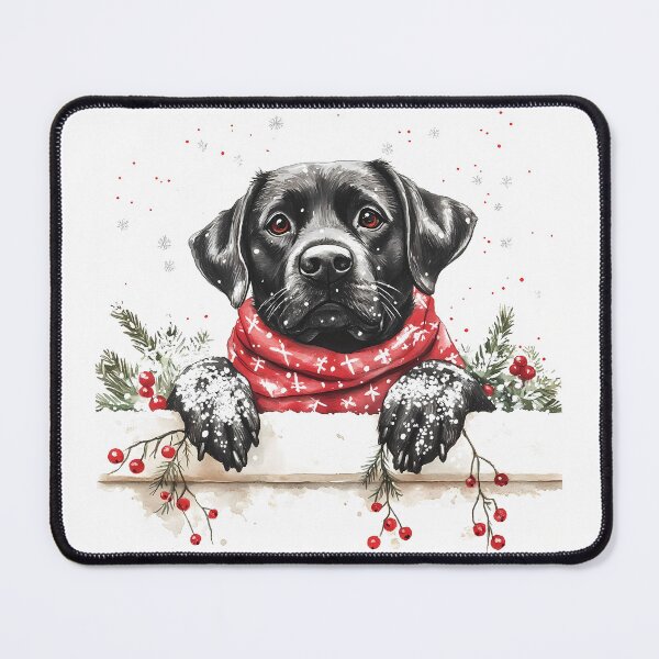 Item preview, Festive Black Lab designed and sold by rmcbuckeye.