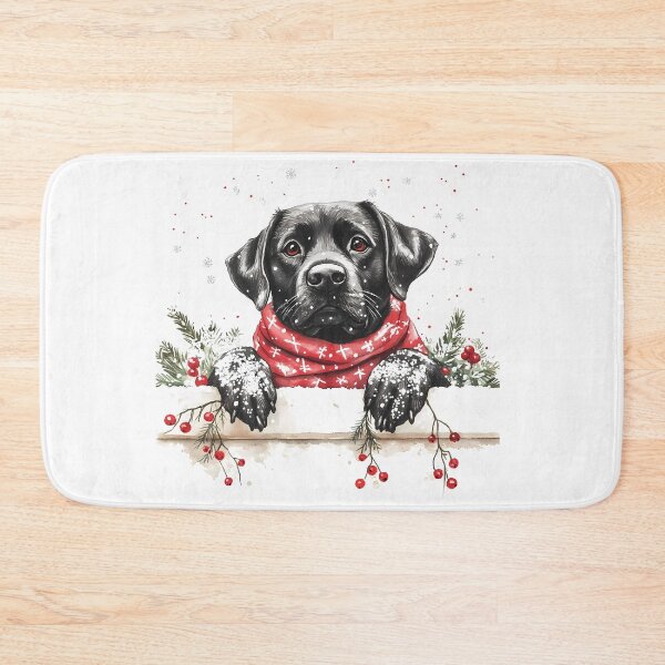 Item preview, Festive Black Lab designed and sold by rmcbuckeye.