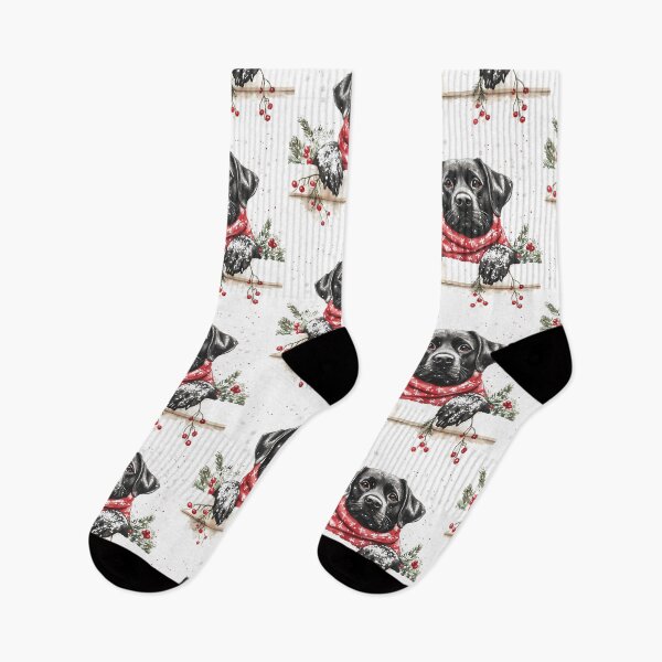 Item preview, Festive Black Lab designed and sold by rmcbuckeye.