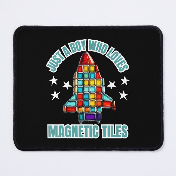 Item preview, Magnet Tiles Just A Boy Who Loves Magnetic Tiles Rocket designed and sold by TommieJune.