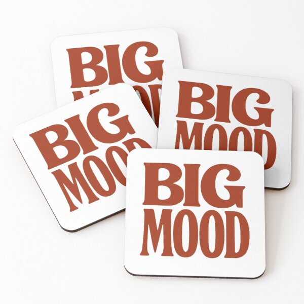 Item preview, Big Mood Retro Slang Typography Art Print designed and sold by H2Vibes.