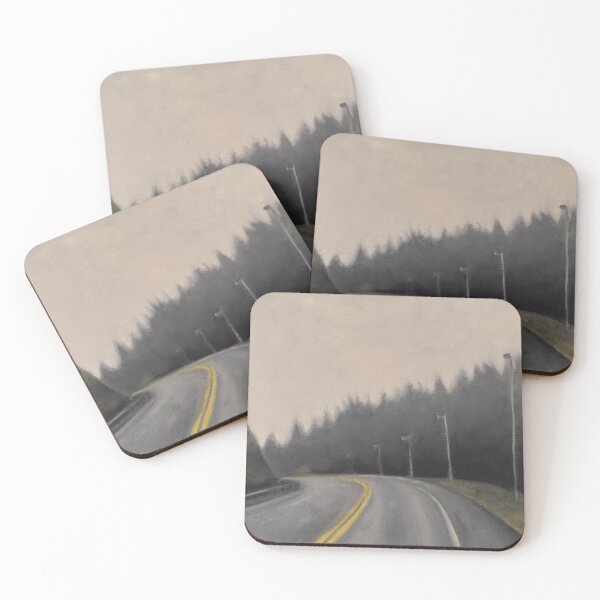 Item preview, On The Road to Jindabyne Mist Oil Painting designed and sold by yukimoonlet.