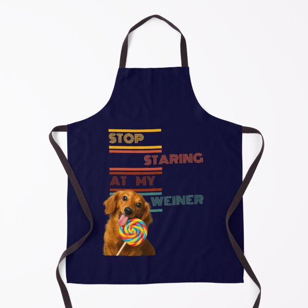 Item preview, Dog Humor Gift- Stop Staring At My Weiner- Funny Dog Design designed and sold by DarlingsTees.