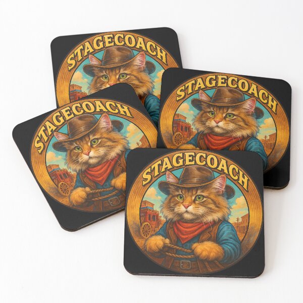 Item preview, The Wild Paw Stagecoach designed and sold by Fort Galaxy.