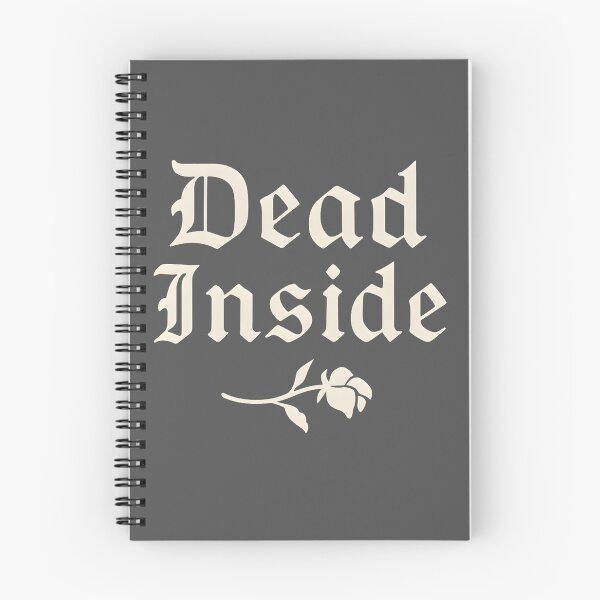 Item preview, Dead Inside – Gothic Blackletter Minimal Dark Aesthetic Typography designed and sold by The Spooky Duck.