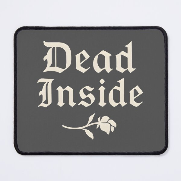 Item preview, Dead Inside – Gothic Blackletter Minimal Dark Aesthetic Typography designed and sold by The Spooky Duck.