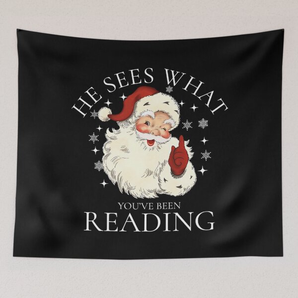 Item preview, He Sees What You'Ve Been Reading designed and sold by BarbaraLillie.