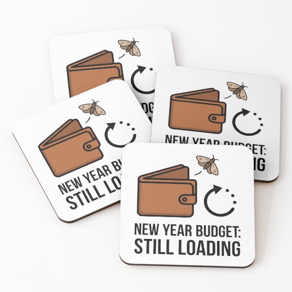 Item preview, New Year Budget Still Loading Funny New Year T-Shirt designed and sold by fusionwears.