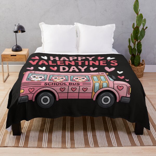 Item preview, Happy Valentine’s Day School Bus Cute Teacher Valentine Tee, Kids School Bus Driver designed and sold by Clairenity Studio.