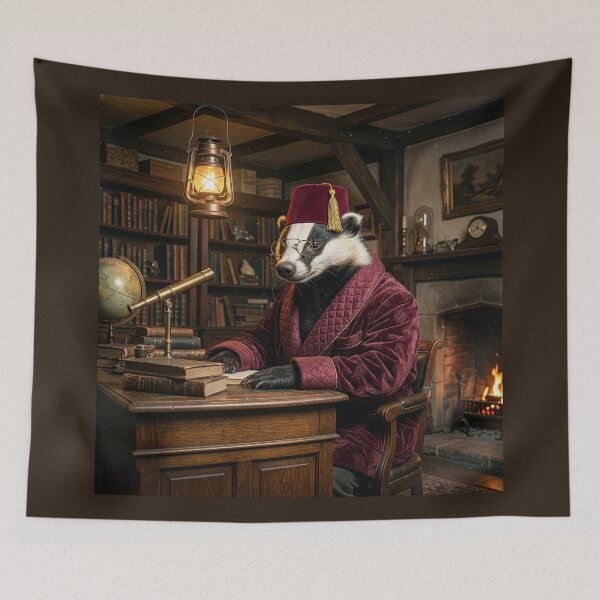 Item preview, Badger in His Study designed and sold by Tridentulus.