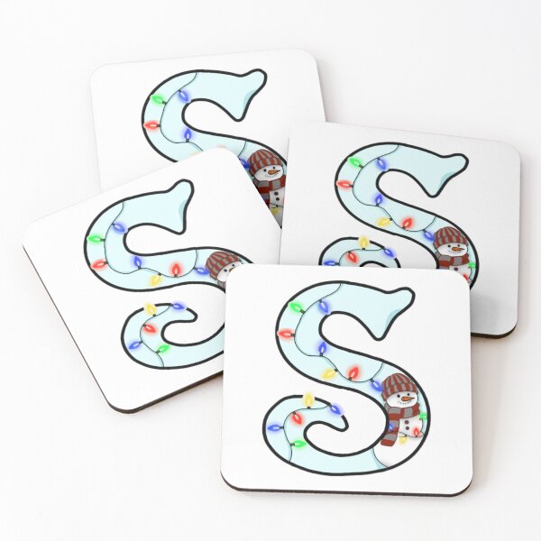 Item preview, Holiday themed letter S designed and sold by Artistkhg.