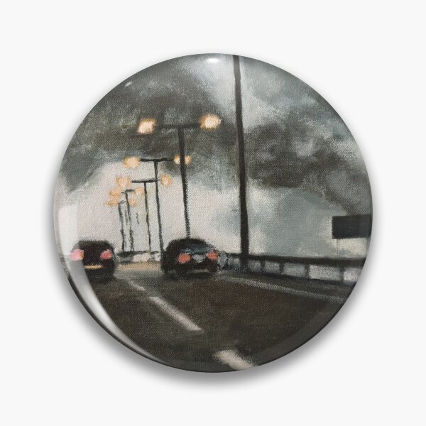 Item preview, Gasoline Fire on the Great Western Highway Painting designed and sold by yukimoonlet.
