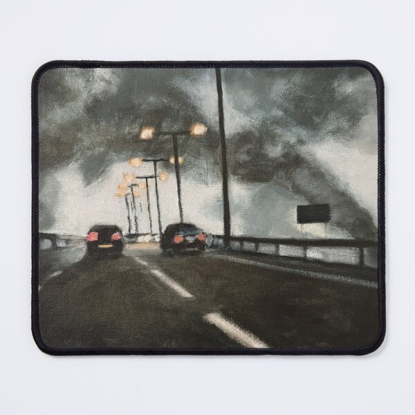 Item preview, Gasoline Fire on the Great Western Highway Painting designed and sold by yukimoonlet.