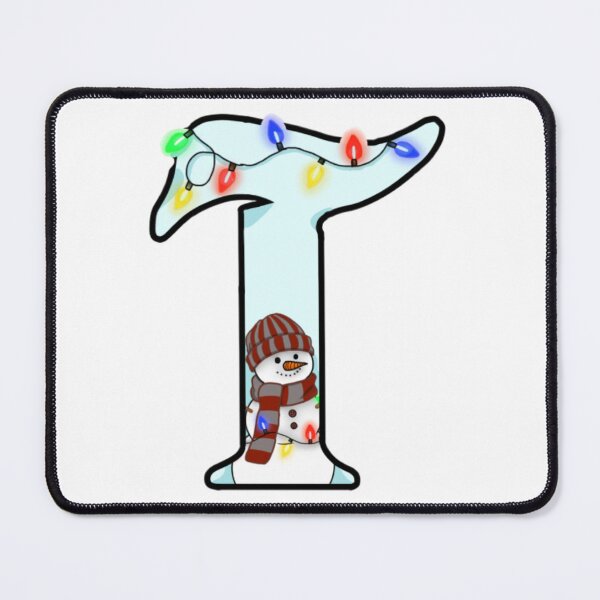Item preview, Holiday themed letter T designed and sold by Artistkhg.