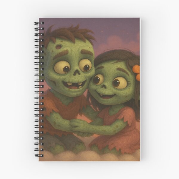 Item preview, Zombie Love on a Cloud – Cute Romantic Zombie Art with Cozy Gothic Charm designed and sold by ArtificialAce.