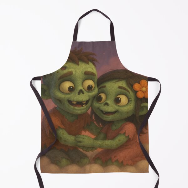 Item preview, Zombie Love on a Cloud – Cute Romantic Zombie Art with Cozy Gothic Charm designed and sold by ArtificialAce.