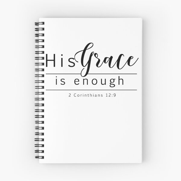Artikelvorschau, His grace is enough - 2.Korinther 12:9 entworfen und verkauft von JHWHDesign.