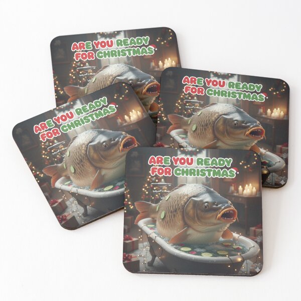 Item preview, Ugly Christmas Carp – Festive Polish Fish in an Ugly Sweater designed and sold by GlobalBoom.