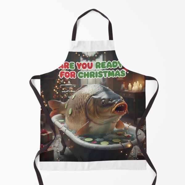 Item preview, Ugly Christmas Carp – Festive Polish Fish in an Ugly Sweater designed and sold by GlobalBoom.