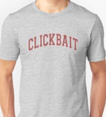 David Dobrik - Clickbait (Red and Grey) Unisex T-Shirt