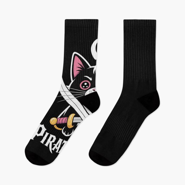 Item preview, Pirate Black Cat Cute Kawaii Goth Girl Clothes Pink Goth designed and sold by Libbysharts.