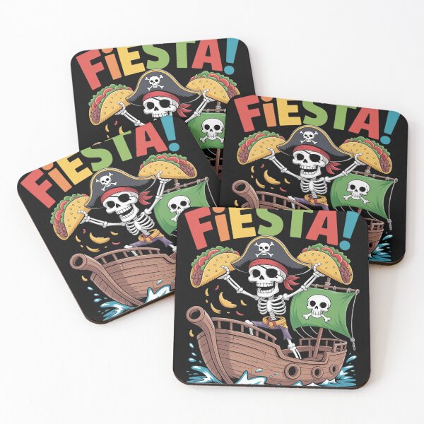 Item preview, Pirate Skeleton Cinco de Mayo Taco Tuesday Fiesta Party Fun designed and sold by Libbysharts.