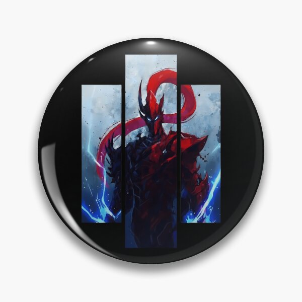 Item preview, Igris Red Armored Warrior Vertical Collage Art designed and sold by Jennifermer12.