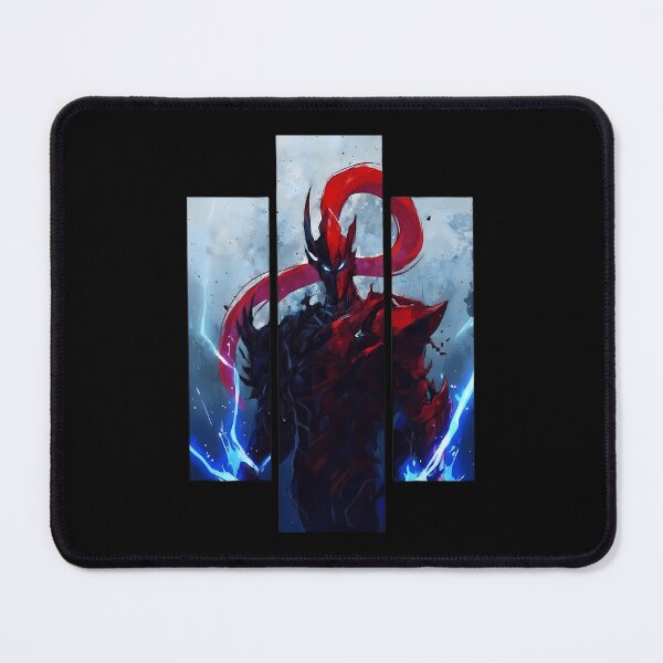 Item preview, Igris Red Armored Warrior Vertical Collage Art designed and sold by Jennifermer12.