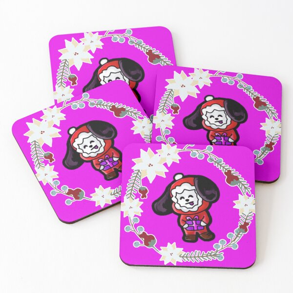 Item preview, Cute Kawaii Christmas Puppy Holding a Gift (6) designed and sold by ArteVirtual28.