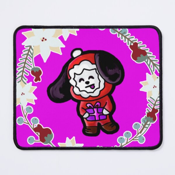 Item preview, Cute Kawaii Christmas Puppy Holding a Gift (6) designed and sold by ArteVirtual28.