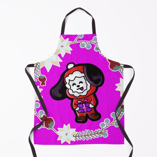 Item preview, Cute Kawaii Christmas Puppy Holding a Gift (6) designed and sold by ArteVirtual28.
