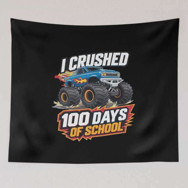 Item preview, I Crushed 100 Days of School Boys 100th Day  designed and sold by MicanCuteStore.