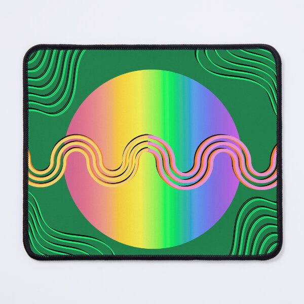 Item preview, Wave Motion - Dynamic Circular Abstract Design with Colorful Gradient designed and sold by Pink Space Studio.