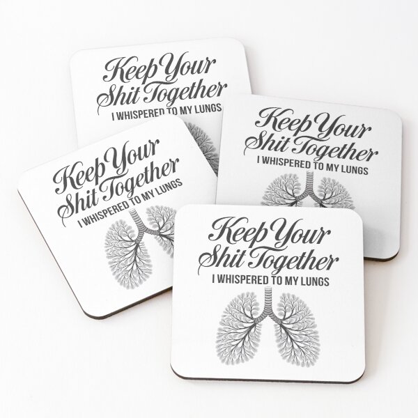 Item preview, Keep Your Shit Together I WHISPERED TO MY LUNGS designed and sold by catsdothingz.