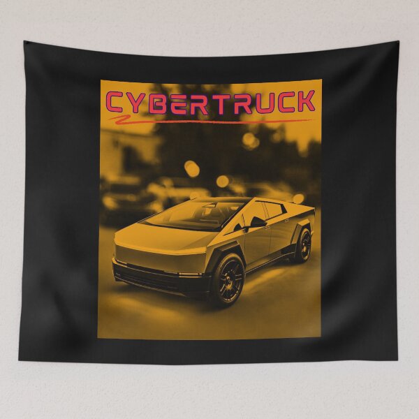 Item preview, cybertruck artwork designed and sold by TEEJAMBOREE.
