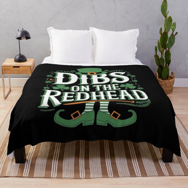 Item preview, Dibs On The Redhead Irish Leprechaun Funny St Patricks Day designed and sold by catsdothingz.