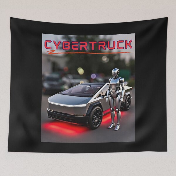Item preview, cybertruck artwork designed and sold by TEEJAMBOREE.