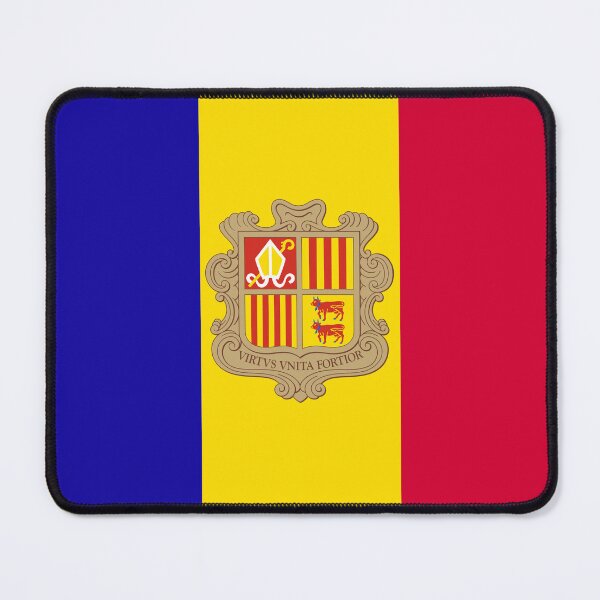 Item preview, Andorra National Flag Clean Design designed and sold by NTGUILTY.