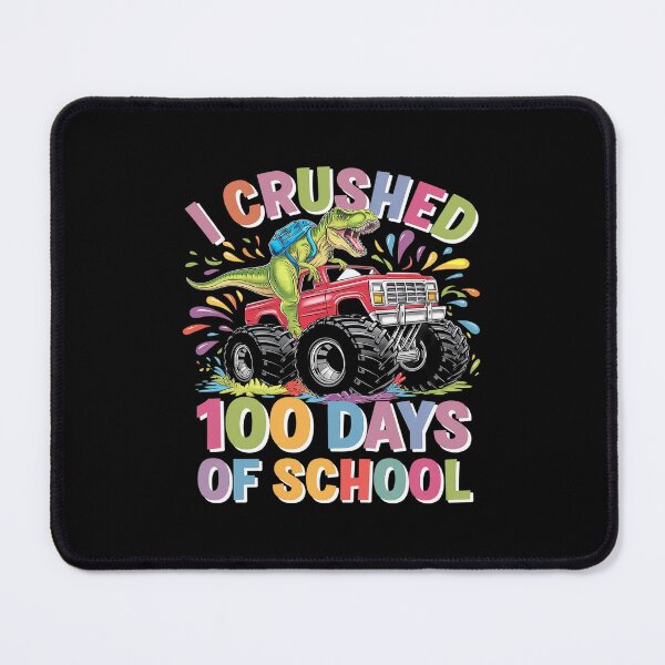 Item preview, I Crushed 100 Days of School Dinosaur Boys designed and sold by MicanCuteStore.