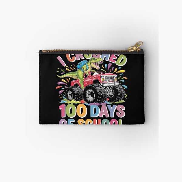 Item preview, I Crushed 100 Days of School Dinosaur Boys  designed and sold by MicanCuteStore.