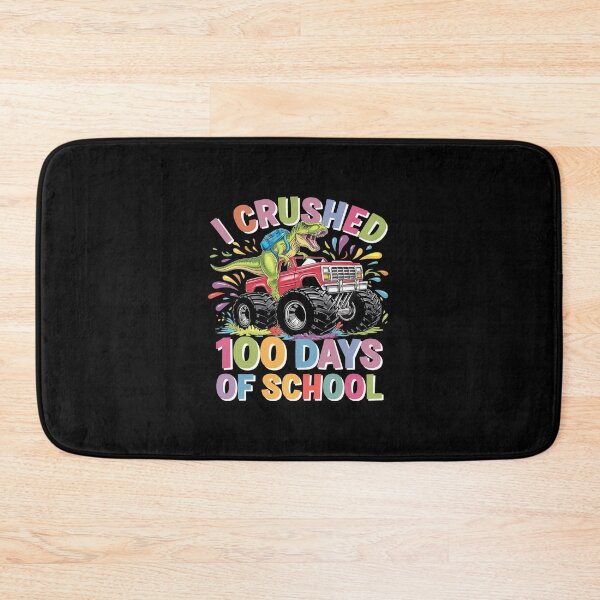 Item preview, I Crushed 100 Days of School Dinosaur Boys  designed and sold by MicanCuteStore.