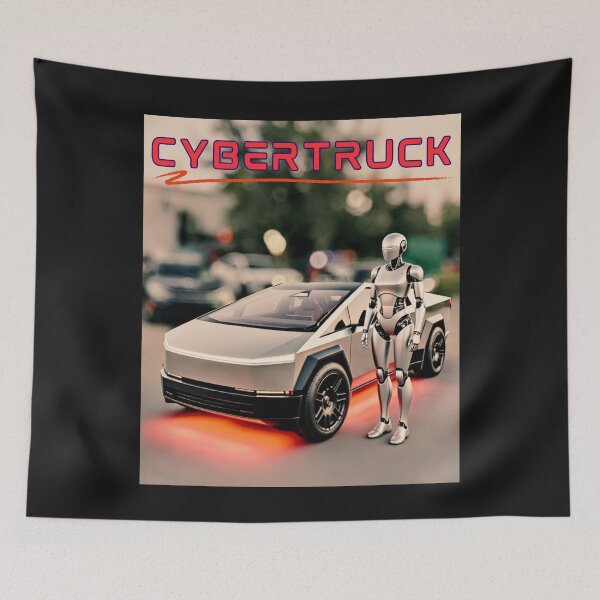Item preview, cybertruck artwork designed and sold by TEEJAMBOREE.
