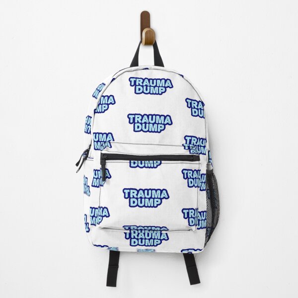 Item preview, Trauma Dump, Blue Outline Gritty designed and sold by Memes N Lore .