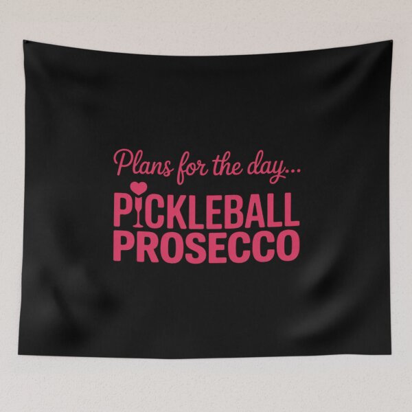Item preview, Plans for the Day Pickleball and Prosecco Ladies Pink designed and sold by Tatianamiobi.